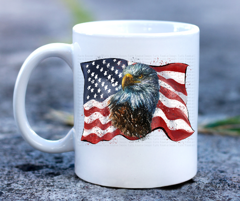 Patriotic Eagle Coffee mug