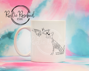 Boop Skeleton Kitty mug